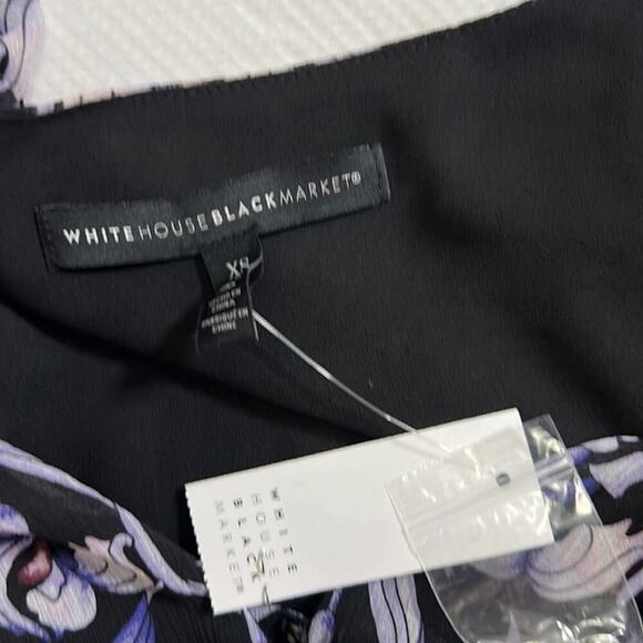 WHITE HOUSE BLACK MARKET IRIS BLOUSE SIZE‎ XS - Picture 5 of 9